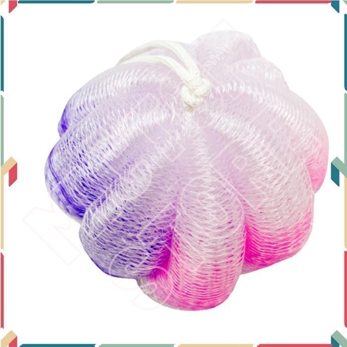 LUXTON Sponge Mandi Bulat Bawang Rainbow Spon Murah Banget Original PX