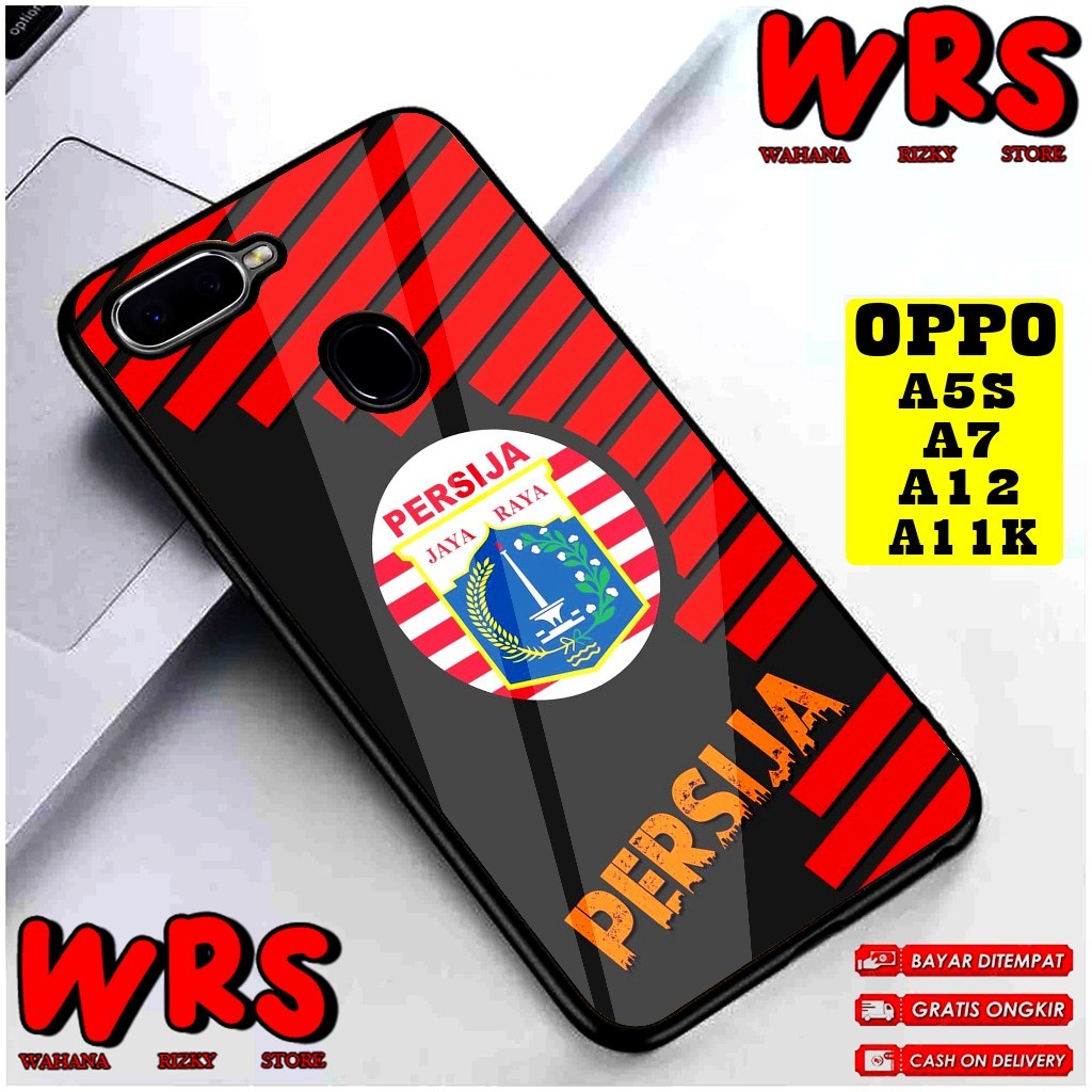 Skin Case  OPPO A3S A1K A5S A7 A11K A12 A5 A9 2020 Motif CLUB BOLA PERSIJA Case Karakter,Anime,Abstr