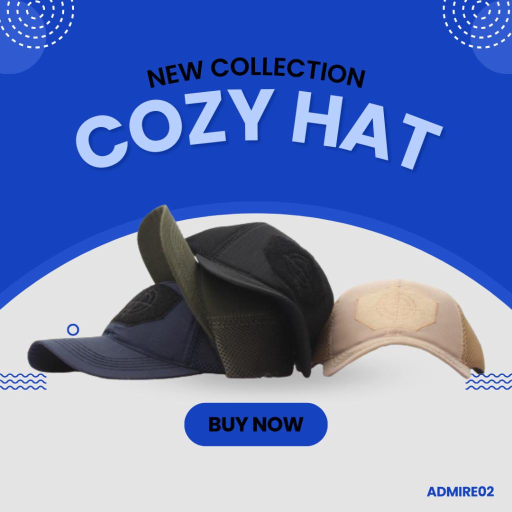 Topi Dewasa Topi Sniper Cream Topi Pria / Wanita Premium