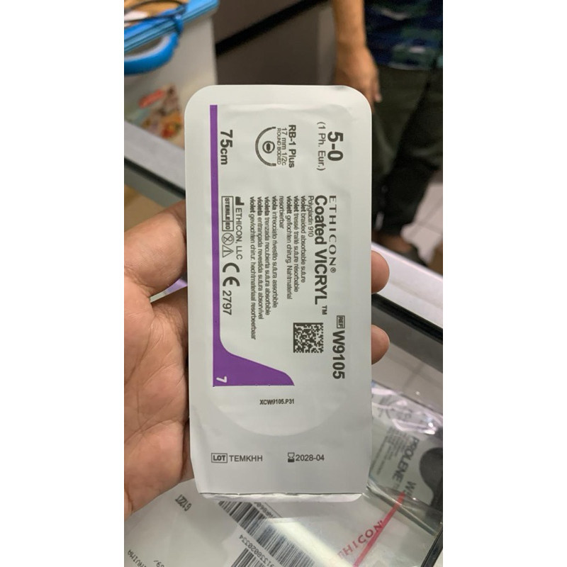 Vicryl 5-0 W9105 , Rb-1 plus 75cm