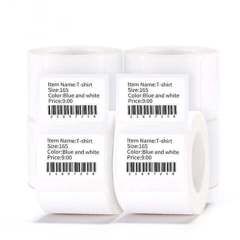 

10Rolls B1 B203 B21 B3S Label Paper Non-waterproof Thermal Label Sticker Date Sort Label Maker Clothing Price Tags
