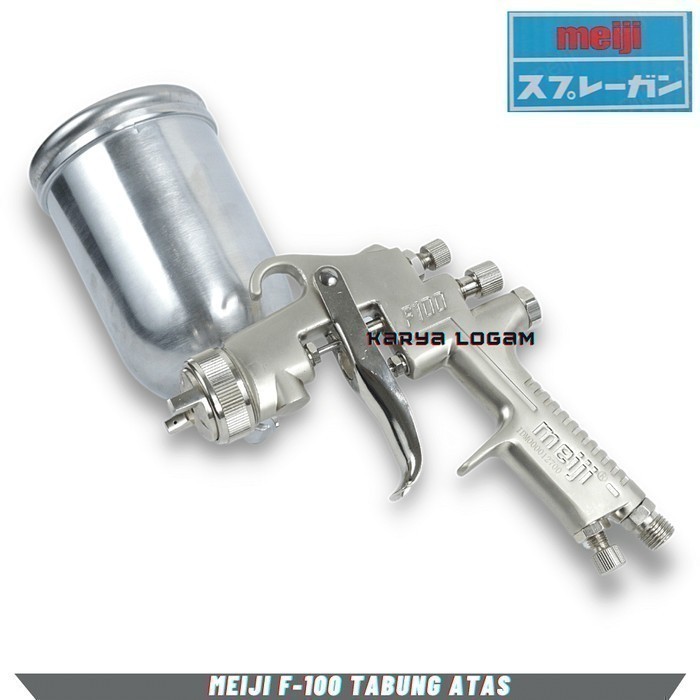 Spray Gun F100 Meiji Taiwan Tabung Atas - Spraygun 400 cc Nozzle 1.5 mm