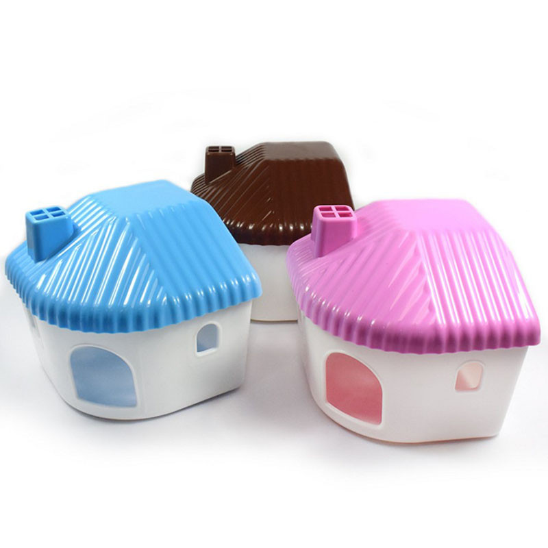 Colorful Mountable Pet Dog Hamster Guinea Pig House Cage Plastic Cute Small Pet Bedroom House Toy ca