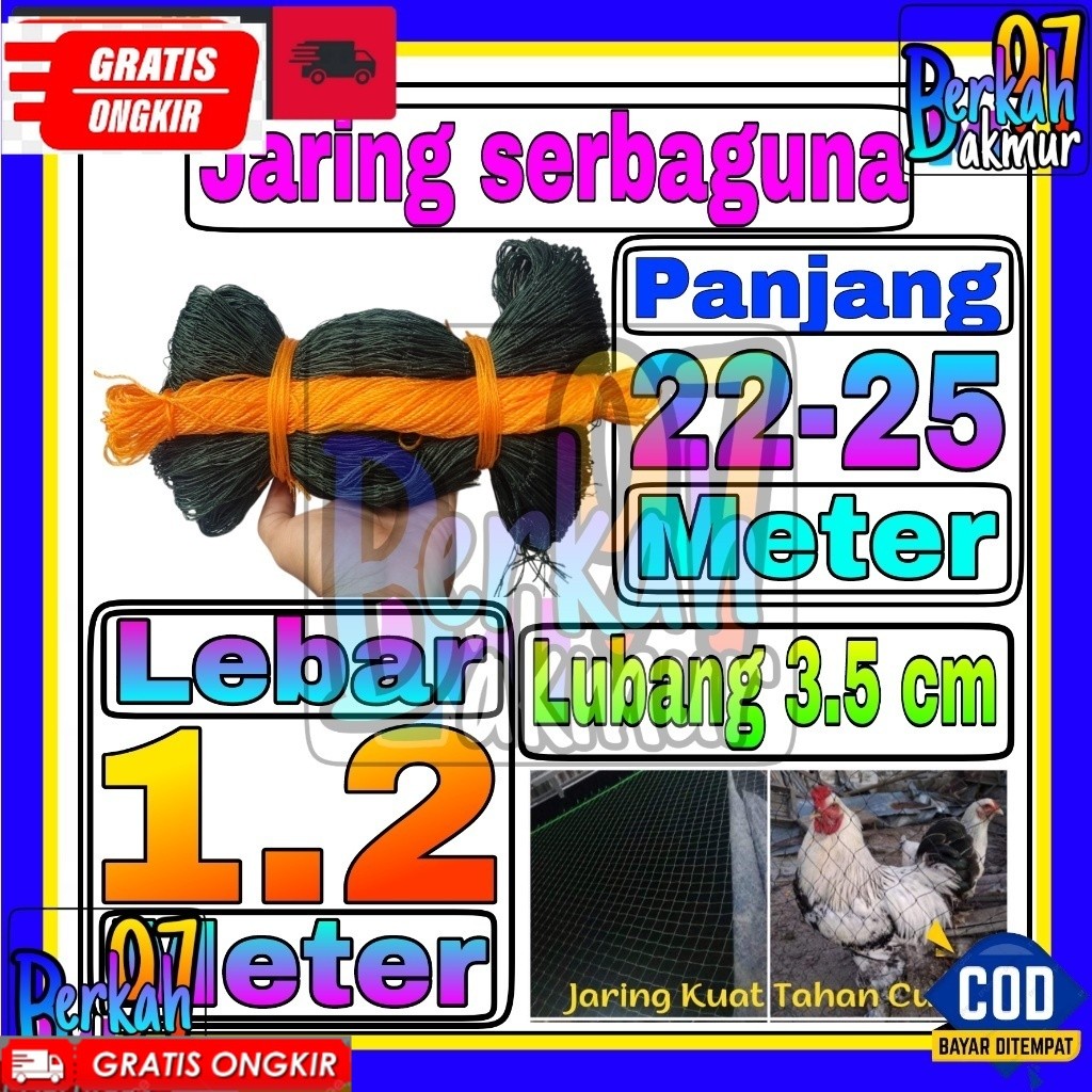 Jaring Ayam 1,2 Meter Jaring Pagar Ayam Kandang jaring tanaman jaring kandang hewan jaring serbaguna