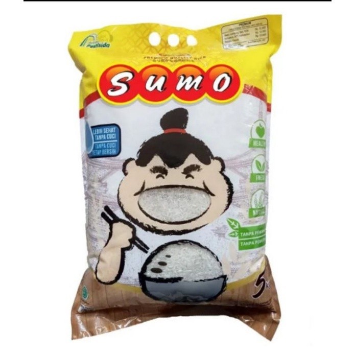 

Beras sumo kuning 5kg| beras sumo 5 kg kemasan kuning