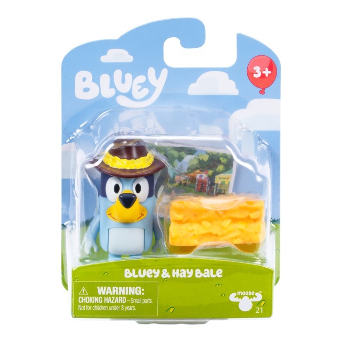 "C.Hyl S" - TERLARIS Mainan Figure Bluey Story Starter S11 - Bluey Hay Bale