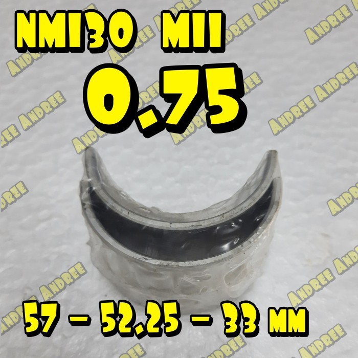 NM130 M11 0.75 Crank Pin Metal NM-130 M-11 075 uk 57 - 52.50 - 33 mm