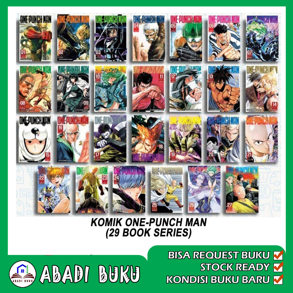 Komik One-Punch Man (30 book series) english