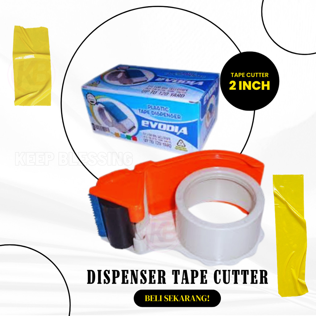 

Dispenser Lakban / Tape Dispenser Cutter 2inch / Mesin Lakban / Tempat Lakban / Cod / Duta Gemilang