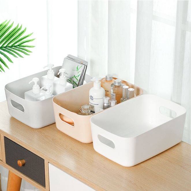 SERBAGUNA IKEAS PLASTIC STORAGE / KITCHEN STORAGE BOX / MAKE UP STORAGE BOX / DESK BOX
