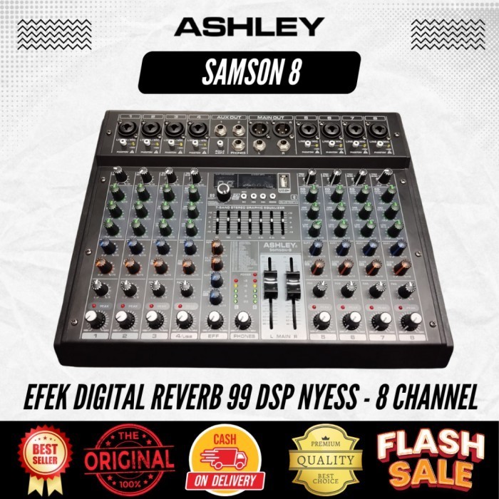 Mixer Ashley 8 Channel Samson 8