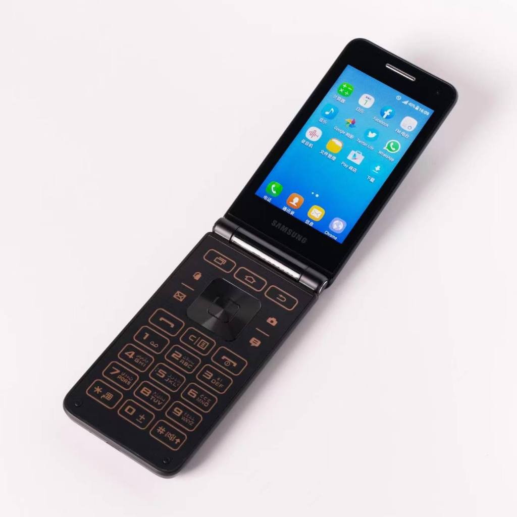 IK8 Hp Samsung lipat Galaxy Folder 2 G1650 bisa W ADual Sim Keypad Flip Lipat Termurah