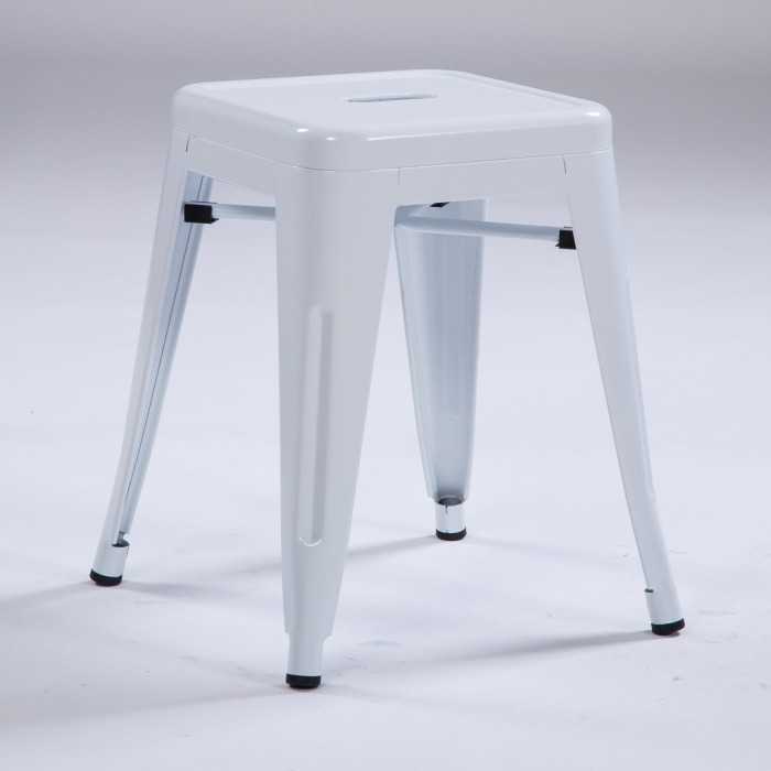 Furnibest Kursi Tolix Kursi Cafe Besi Kursi Makan - 1022 Putih