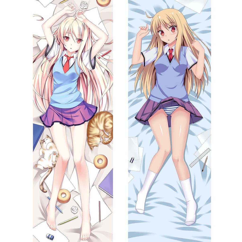 Anime Game Dakimakura The Pet Girl of Sakurasou Shiina Mashiro Pillowcase Hugging Body Pillow cover 