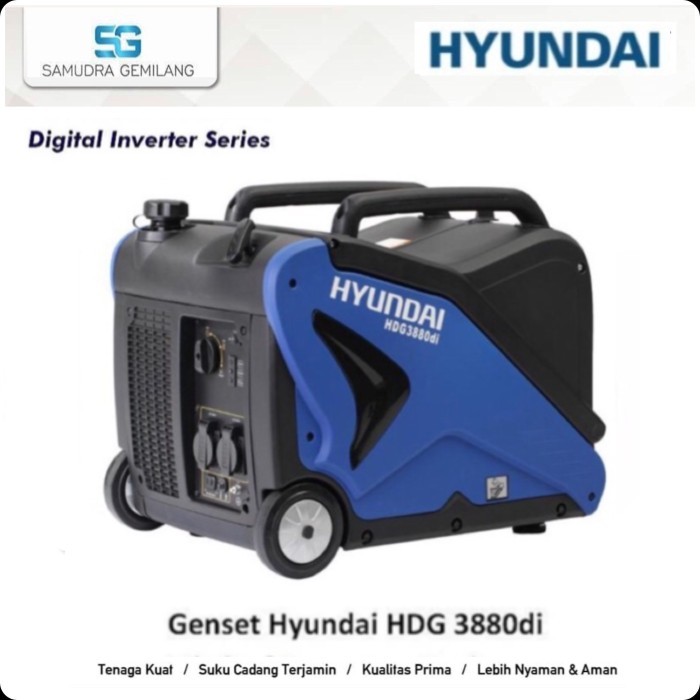 Genset Inverter Hyundai HDG 3880 di new