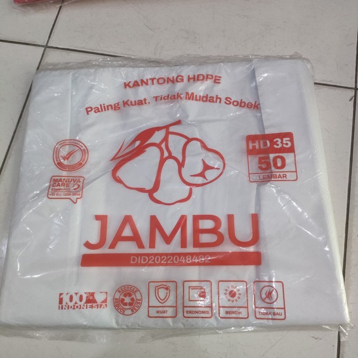 

kresek Putih 35 tebal - Jambu
