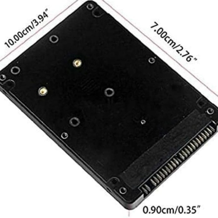 Casing ssd Msata SSD to 2.5" IDE Converter