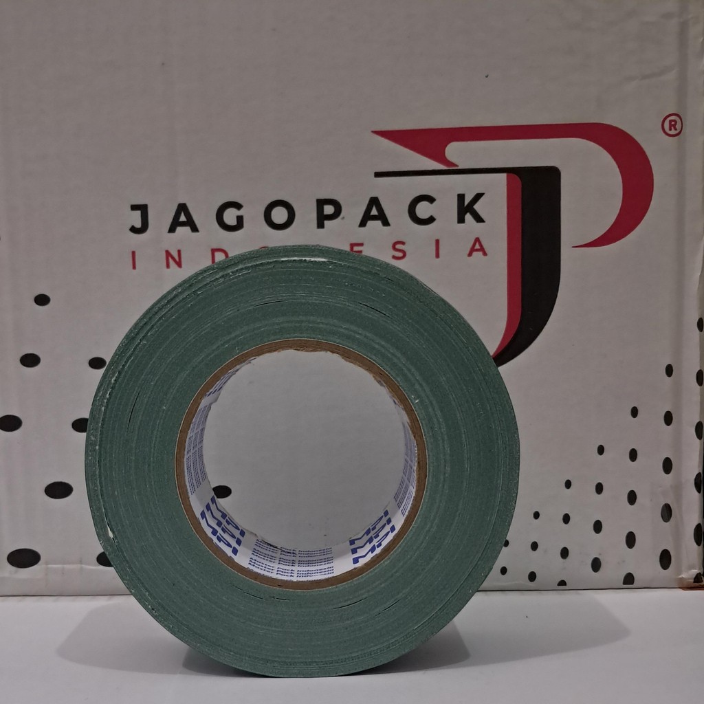 

Lakban Kain HIJAU MPI 2 INCH x 40 Meter MPI - Cloth Tape Silver 40M