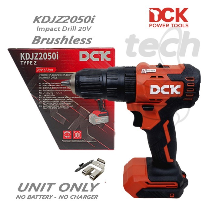 Mesin Bor Tembok Baterai Cordless Impact Drill 20V DCK KDJZ2050i KDJZ 2050 i - Unit Only