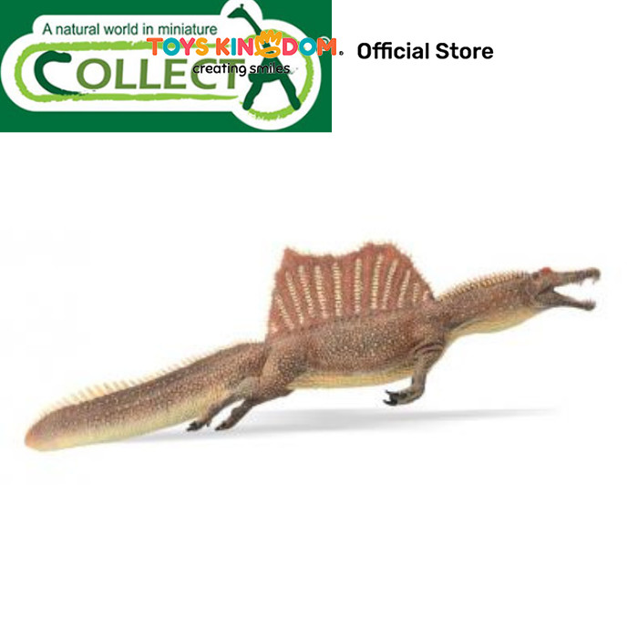 Toys Kingdom Collecta Figure Spinosaurus Swim 88944 Action Figur Hiasan Miniatur Mainan Koleksi Hero