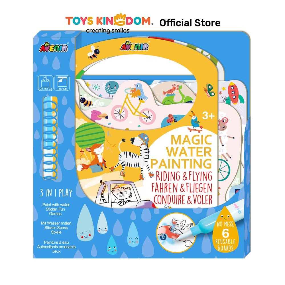 

Toys Kingdom Avenir Magic Water Paint Ride Fly Ch221779 Kids Toys Mainan Motorik Sensor Motorik Kids Paint Indoor Toys