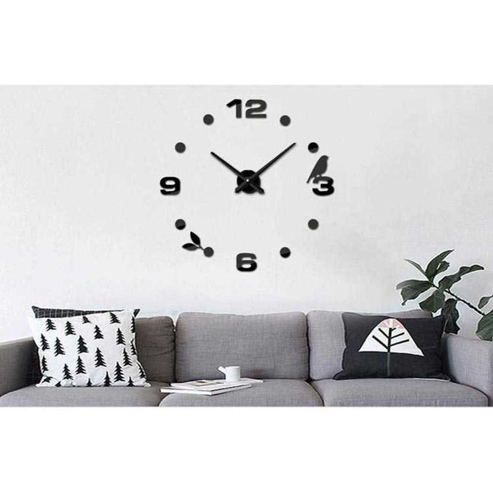 

TaffHOME Jam Dinding DIY Giant Wall Clock Quartz Model Burung - DIY-06