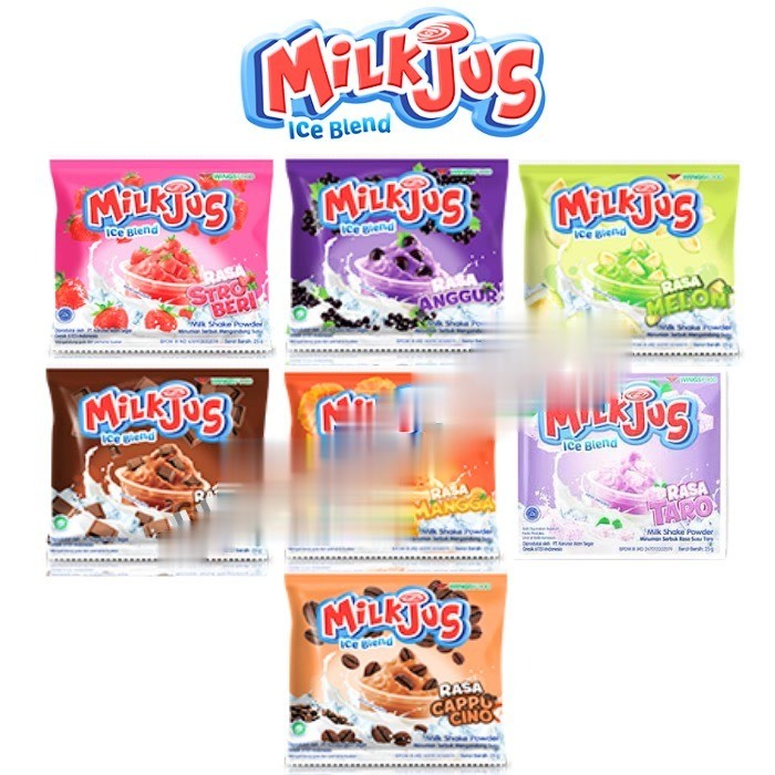 

MILKJUS ICE BLEND renceng isi 10 sachet