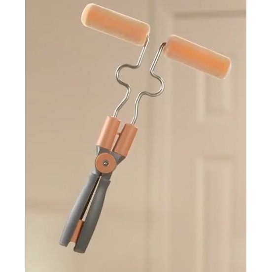 

Glide Speed Painter Double Paint Roller Household Use Wall Decorative Brush Handle Tool Easy to Operate Painting Brush