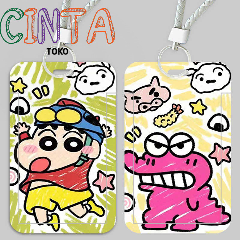 

Graffiti cartoon Xiaoxin student ID holder canteen meal card badge card holder campus card bus card holder Xiaoxin