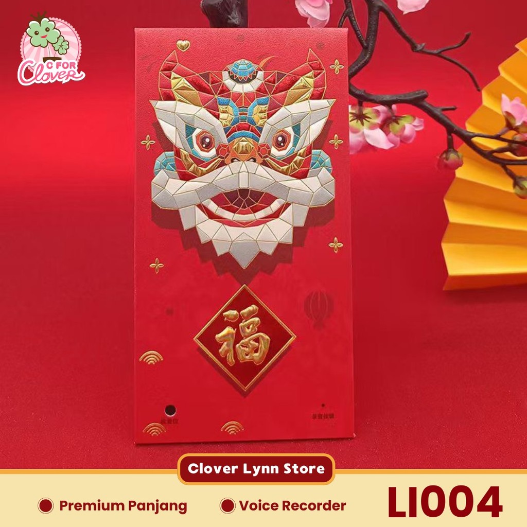 

(RNL-W) VOICE RECORDER PREMIUM ANGPAO PANJANG IMLEK hongpao amplop chinese new year