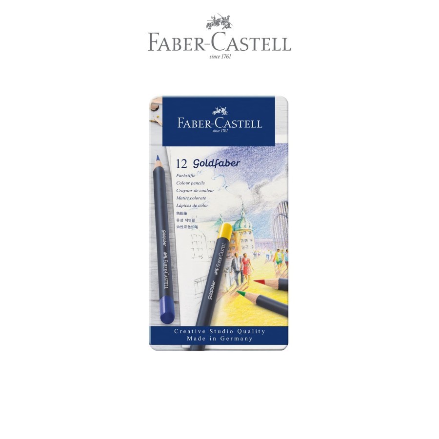 

Faber-Castell Creative Studio Gold Faber Pencil Tin of 12