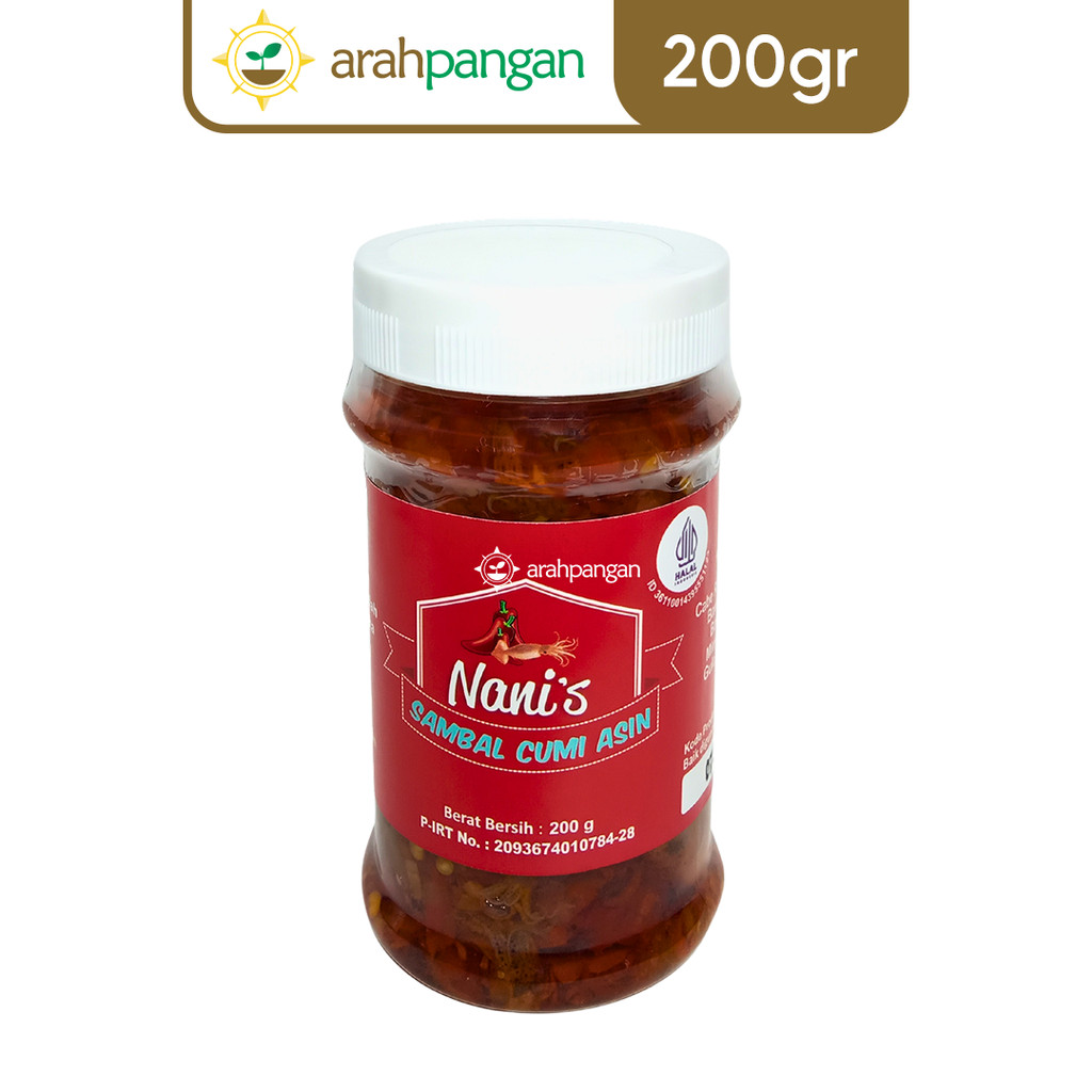 

Sambal Cumi Asin 200gr Nani's