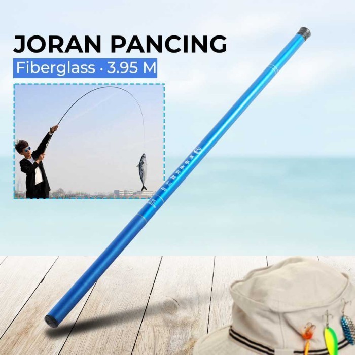THFS Joran Pancing Pole Tegek Fiberglass Fishing Rod J4W3UL