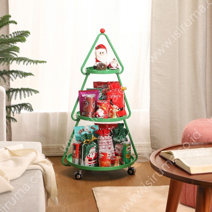 

Hiasan Natal Pohon Natal CHRISTMAS WHEEL SHELF DECORATION - ISIRUMA