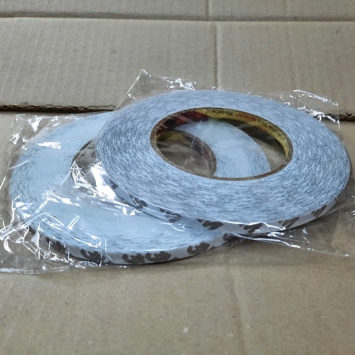 

3M Double Tape Tisu Tipis / Double tape 9075i uk 6mm x 50mtr