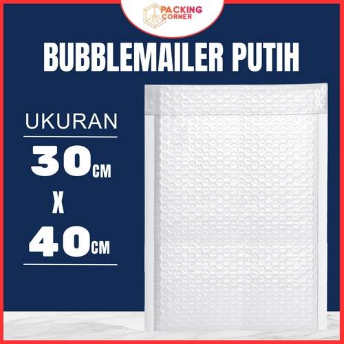 

BUBBLE MAILER 30X40 PUTIH Amplop Bubble Wrap Bubblemailer Packing