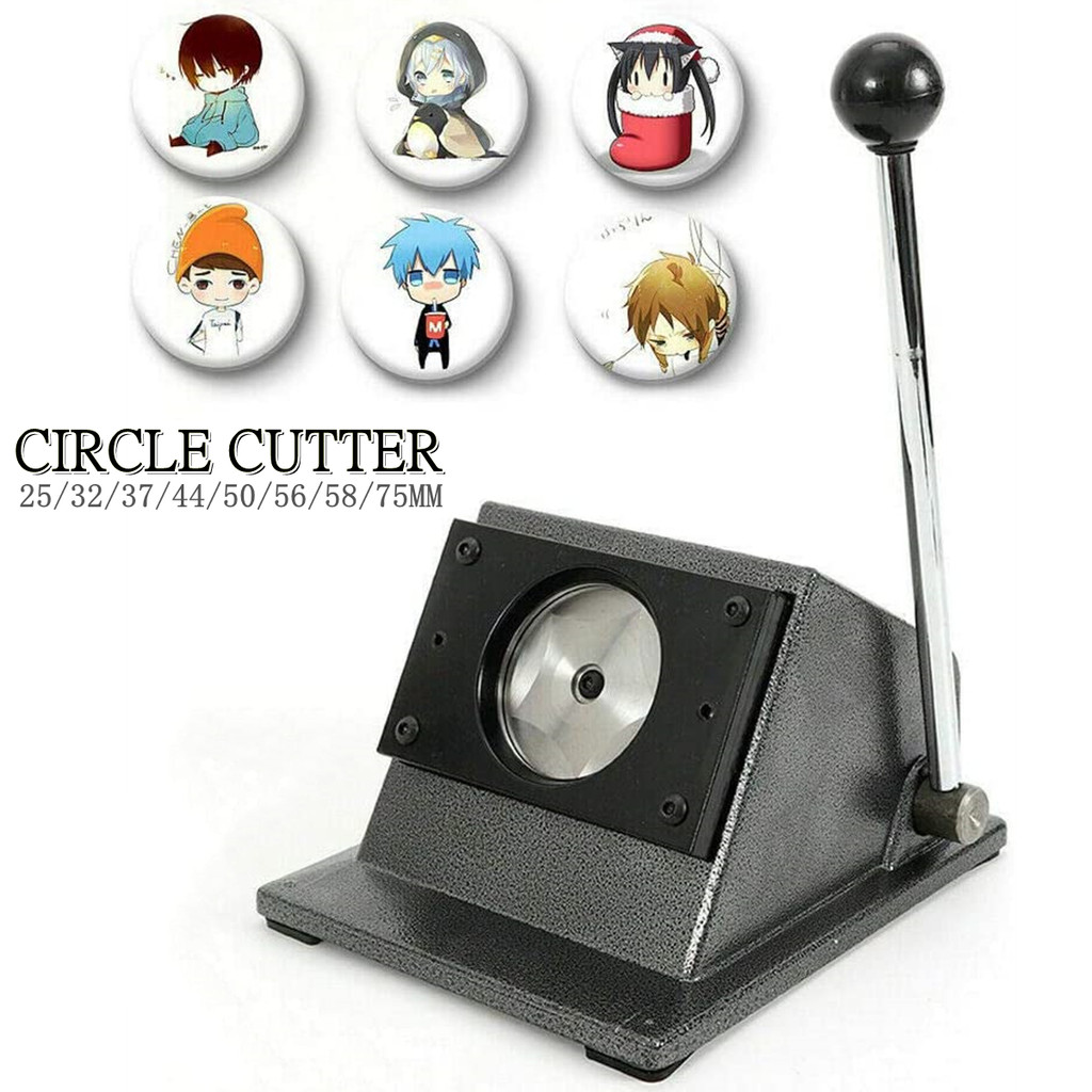 

Round Badge Paper Circle Cutter DIY Circular Cardboard Paper Cutter Tools for Badge Button Maker Cutting Machine Circular Cutter