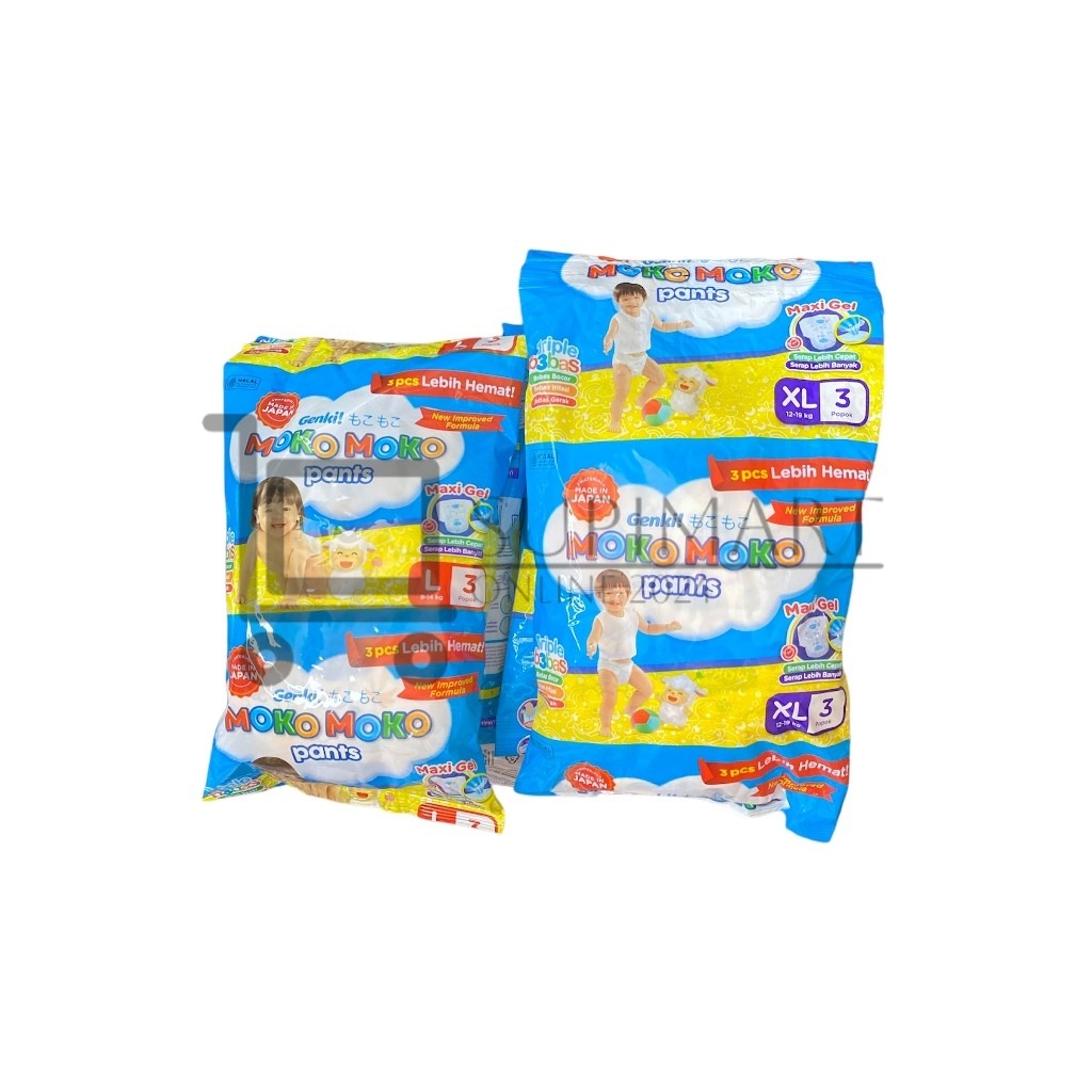 MOKOMOKO Pants M3/L3 / Moko Moko Renteng / POPOK SACHET GENKI