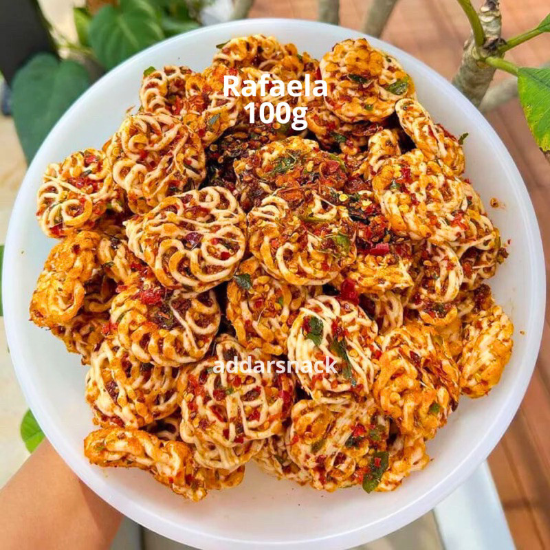 

kerupuk rafaela pedas daun jeruk 100g READY