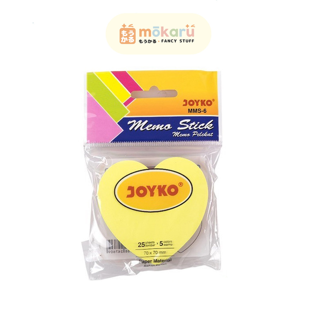 

Joyko Memo Stick Sticky Note MMS-6 Bentuk Love