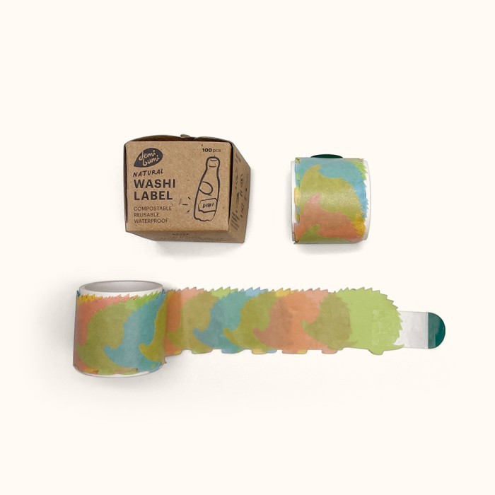 

Andma Natural Washi Label - Hedgehog