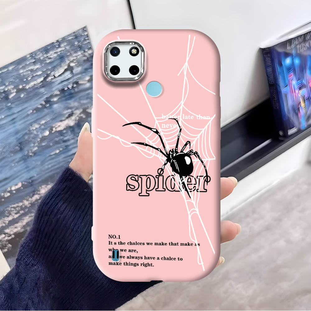 Realme C21Y C25Y Phone Case Softcase Casing Hp Kesing Soft Cassing Spider 4718