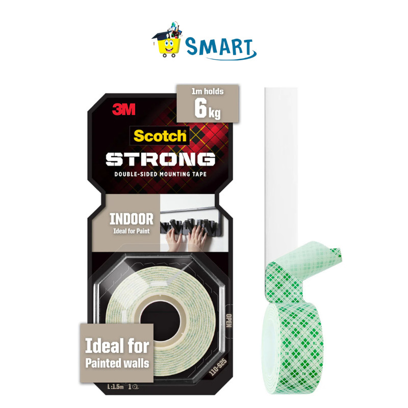 

(1BIJI)3M INDOOR MOUNTING TAPE 25MMX1,5M 110-S25