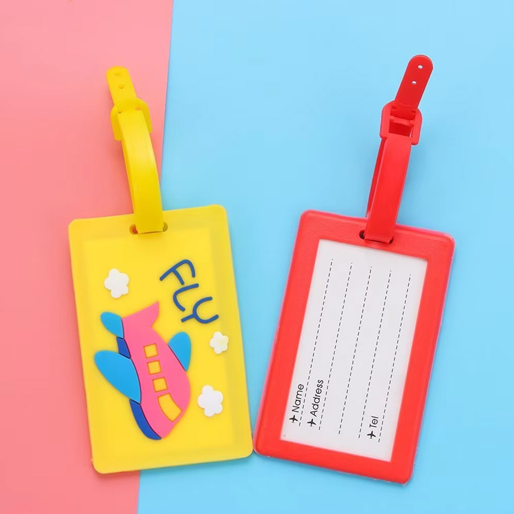 

LB - Name Tag Gantungan Koper Motif Lucu Bahan Silikon Luggage Tag ID Address Travel Penanda Koper Motif Kartun Name Tag Penanda Koper Aksesoris Travel Aesthetic R1133