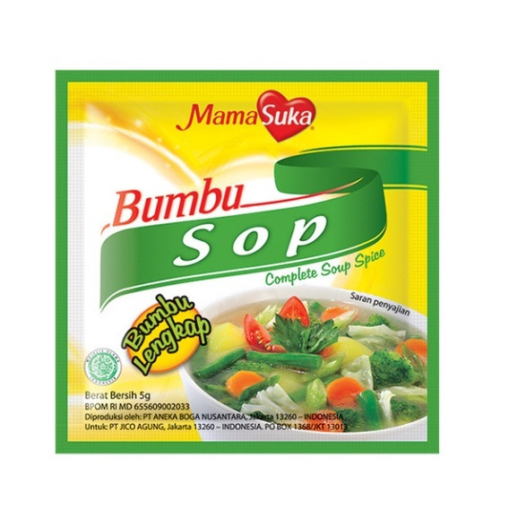 

Mama Suka Bumbu Sop 5gr - 1 Renceng (12 Sachet) Complete Soup Spice