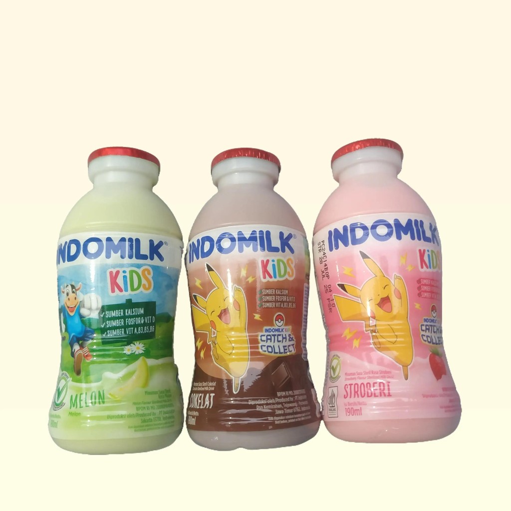 

MURAH - Indomilk KIds Botol 190ml Susu Steril