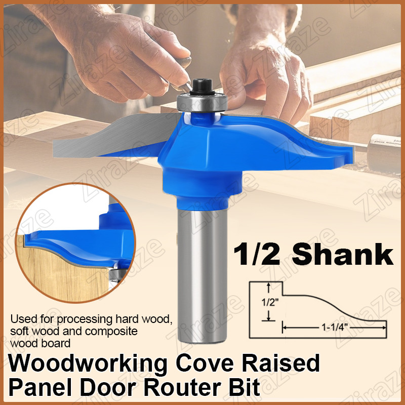 【COD】1/2 Shank Shank Mata Router Profil Panel Pintu Raised Door Cabinet Milling Cutter / Kepala Peng