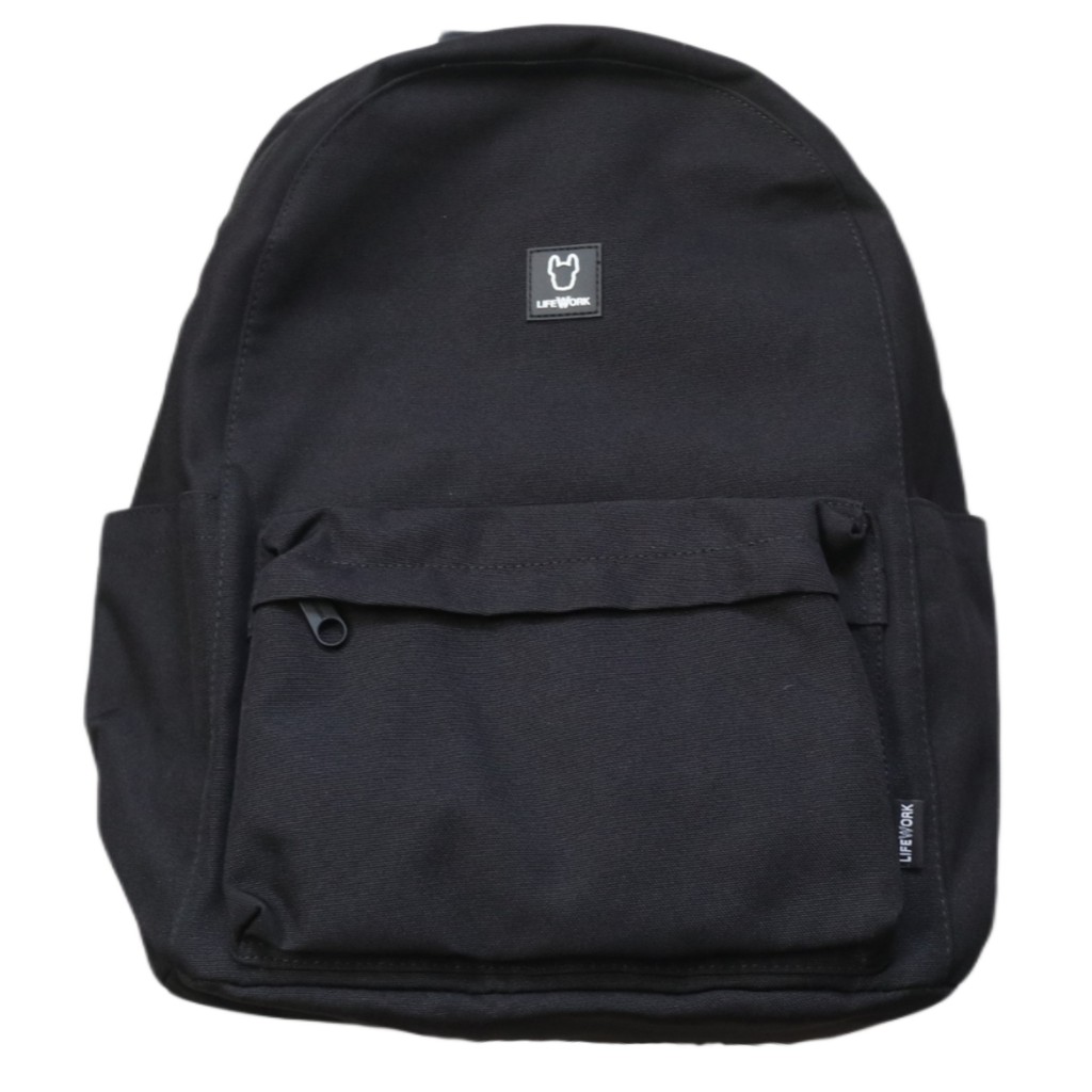 Lifework Radog Out Pocket Tech Black Backpack / Tas Branded Original