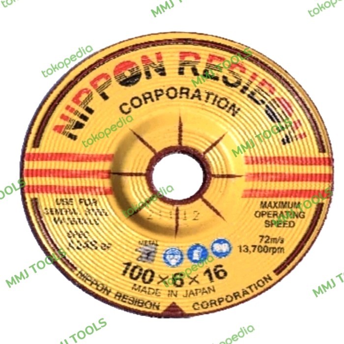 Batu Poles NIPPON RESIBON 4×6 - NIPPON RESIBON Batu Gurinda Poles 4×6