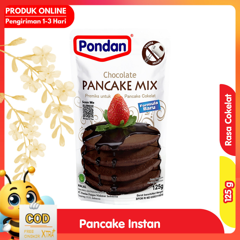 

Pondan Pancake Mix Cokelat 125 g